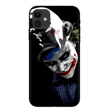 2019 film Joker Joaquin Phoenix Negru moale cu capac de silicon telefon caz pentru iPhone 11 Pro XS Max XR X 8 8Plus 7 7Plus 6 6S Plus 5S