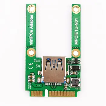 Verde 51*29*7mm 4g Mini PCI-E Slot pentru Card de Expansiune pentru Interfata USB 2.0 Adaptor Riser Card Eletronic Compatibil cu USB1.1