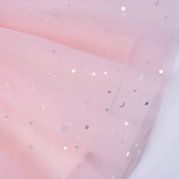 Flofallzique De Vară 2020 Printesa Roz Fete Fusta Scurta Star Model Luna Talie Bow Decor De Moda Haine De Copii