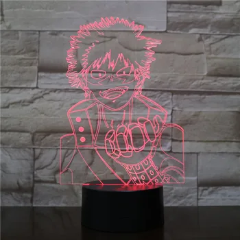 Misto Tema Naruto 3D Lampa LED lumina de noapte în 7 Culori Schimba starea de Spirit Touch Lampa de Masa LED Lampă Acasă Cadou Cadou Dropshipping 2450