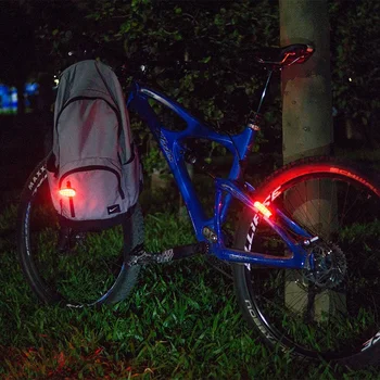 Led-Uri De Biciclete Coada Lumina De Funcționare Clip Sac De Lumină Usb Rezistent La Apa Lumina De Avertizare În Aer Liber De Sport Road Bike Biciclete Lampa