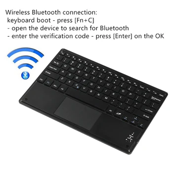 Tastatura Wireless cu Touchpad Suport IOS Android sistemul de OPERARE Windows Wireless Bluetooth Tastaturi