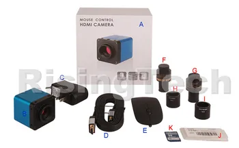 720P compatibile HDMI ieșire microscop, camera pentru SONY imx222 Exmor CMOS de 2.0 MP senzor