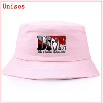 Scuba Diving Club pescar pălărie hip hop panama cap pălării pentru femei găleată pălărie bărbați pescuit capac femeie pălărie, pălării de vară pentru femei