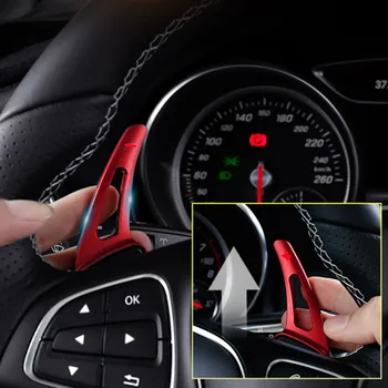 2 buc Roșu aliaj de Aluminiu Volan Masina Paddle Shift Garnitura Pentru Mercedes-Benz B C GLC E Class W247 W205 W213 X253 Accesorii