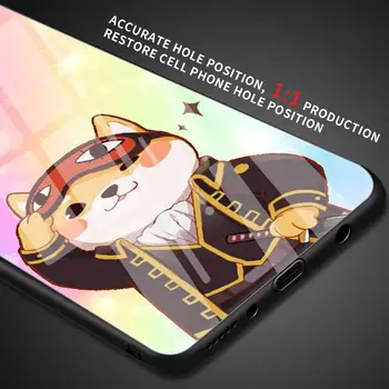 Caz de telefon pentru Samsung Galaxy A51 A71 A50 A21s A31 A70 A10 A41 A30 A40 A11 A91 Capac Sticla câine Drăguț Desene animate Shiba Inu