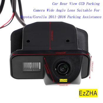 EzZHA Auto retrovizoare CCD Parcare Camera cu Unghi Larg de Lentile Potrivite Pentru Toyota/Corolla 2011-2016 Asistență de Parcare