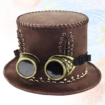 1 buc Industriale Retro Stil Steampunk Pălărie de Epocă Domn Pălărie Cosplay Costum pentru Petrecerea de Accesorii (Dimensiune)