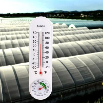 Termometru de interior, montat pe Perete, de uz Casnic cu efect de Seră, Temperatura Și Umiditate Metru Higrometru Reproducere Termometru Fierbinte de Vânzare