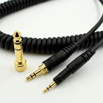 Căști Adaptor de Primăvară Cablu Audio Cablu cu Fir de Înlocuire pentru ATH-M50x ATH-M40x HD518 HD598 HD595 Cască