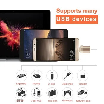 OTG Tip c Adaptor de Tip c La USB 3.0 Cablu OTG Micro USB 3.0 USB Feminin Convertor Adaptor Pentru Telefon Android Tablet PC