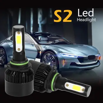 VODOOL 2x S2 Serie COB LED Faruri Masina Becuri Faruri 8000lm Auto Becuri cu LED-uri
