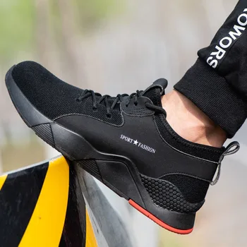 În aer liber Adidas pentru Bărbați din Oțel Tep Securitatea muncii Pantofi Respirabil Puncție Dovada Cizme Om Comod Industriale Pantofi Casual pentru Barbati