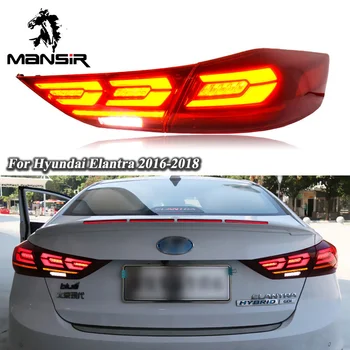 Car LED Lumina spate Pentru Hyundai Elantra Avante 2016 2017 2018 2019 2020 Spate, luminile de Frână Lampă Marșarier Transforme Stop