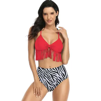 Femei cu Push-up Sutien Ciucure Set de Bikini, Costume de baie, costume de Baie pentru Scăldat Beachwear