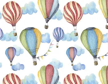 Avezano Petrecere Copil De Dus Fundaluri De Fotografie Nou-Născut Colorat Balon Cu Aer Cald Nori De Decor Fundaluri Foto Studio