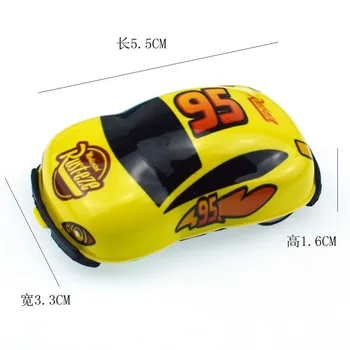 New sosire 5cm Copii de Desene animate Model PVC Masini de Jucarie Trage Înapoi Vehicule Soft Shell Masina pentru Jucării Capsulă Copil Cadou 30/50 Buc/lot