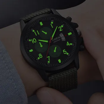 Mens Ceas Militar din Oțel Militar Data de Cuarț Analogice Armata Dress Watch Om nou sosire la bărbați ceasuri relogio masculino