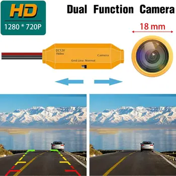 HD 1280x720p Golden Camera retrovizoare Inversarea Camera de Rezervă pentru Nissan Martie Renault Logan Renault Sandero W