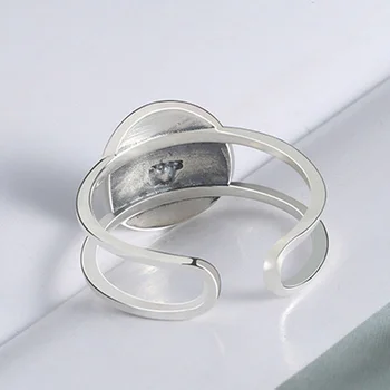 Vânzare fierbinte Reale 925 Sterling Silver Crown Inele Simple, Compatibil Cu Originalul WST Norocos Inel Bijuterii Dropshopping