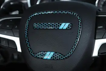 Masina Interior Volan Autocolant Decorativ de Acoperire pentru Dodge Durango Charger, Challenger 2016 2017 2018 2019 2020