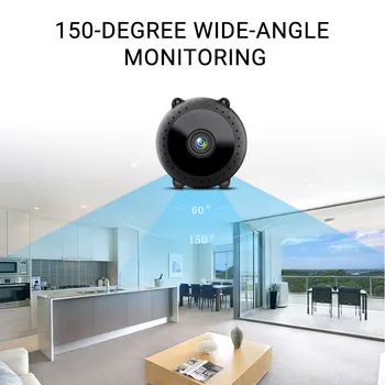 Acasă de securitate MINI WIFI 1080P wireless p2p camera mica de supraveghere CCTV aparat de fotografiat infraroșu viziune de noapte camera de detectare a mișcării