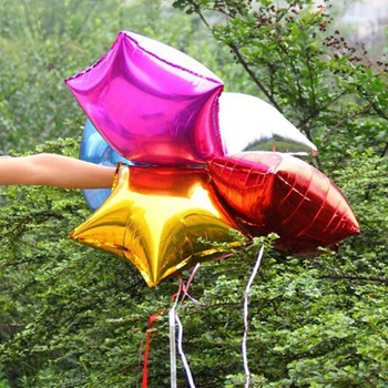 10buc/lot Folie Forma de Stea Balon Metalic Pentru Nunta, Petrecere de Aniversare Gonflabil Baloane Decor Globos Metalicos Partid Decor