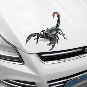 Masina 3D Autocolant Animale Spider Gecko Scorpioni Vinil Decal pentru Toyota V Hilux Land Cruiser Avanza Carina Celica Corona