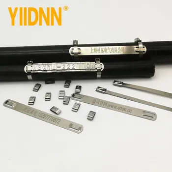201/304 / 316 Vânzare Fierbinte Fabrică din Oțel Inoxidabil cabluri Auto Blocare Zip Tie 10mm Lățime 1000mm Lungime,100PC