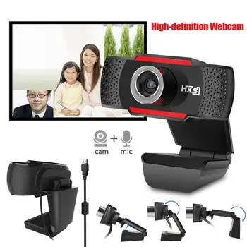 1080P/720P USB Camera HD Calculator PC Mini Driver-free Webcam Built-in Microfon Stereo Pentru transmisiunea Live Video Conferinta de Munca