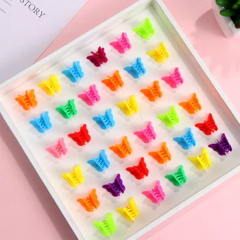 50Pcs Fluture Drăguț Agrafe de Par Mini Agrafe de par Pentru Copii Baby de Păr Gheare de Păr Cleme de Culoare Amestecat Femei Fete Accesorii de Par