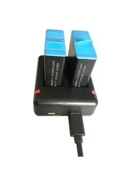 2020 Acumulator Nou Suport Dual USB Încărcător de Încărcare de Bază pentru Gopro Erou - 9 Sportive Accesorii pentru aparate cu Cablu de Alimentare