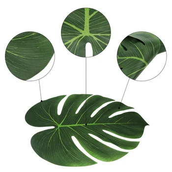 12pcs Artificiale Tropicale cu Frunze de Palmier pentru Hawaii Luau Parte Decor Stil Plajă Masă de Nuntă Accesorii Decor