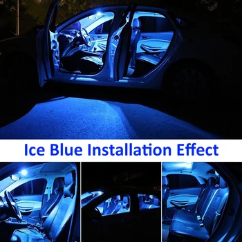 13 Buc Becuri Albe LED-uri Auto de Lectură Lumina Plafon Interior Kit potrivit Pentru 2013-2016 2017 2018 2019 Chevrolet Trax Portbagaj Lampa de Licență