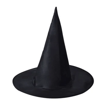 1 BUC Copii Adulți Vrăjitoare Con Pălărie de Vrăjitor Cosplay Halloween Fancy Rochie Decor Petrecere Copii Adulti Oxford Pânză Pălărie de Magician