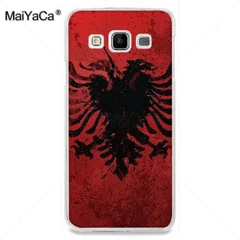 MaiYaCa Albania flag Fierbinte de Vânzare de Moda de Lux acoperi caz de telefon pentru samsung A510 A3 A7 A8 A9 nota 4 note3 caz funda