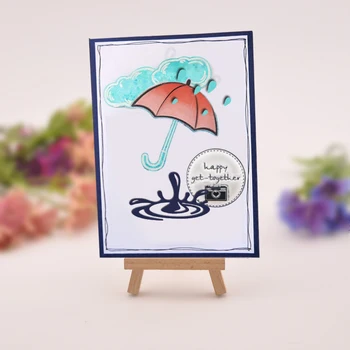 Raindrop Moare de Tăiere Stencil DIY Scrapbooking Relief Album Carte de Hârtie Ambarcațiuni