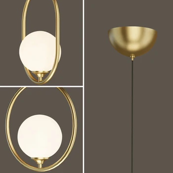 Nordic Modern de Aur Pandantiv Rotund Lumini LED Pentru Loft Living/Sufragerie, Dormitor, bucătărie Acasă Interioară Lampă Agățat de Plafon Lumina