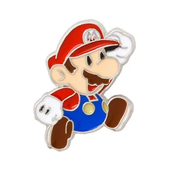 Super Mario Ciuperci Smalț Moale De Pin Rever Insigna De Bijuterii Cadouri Amuzante Broșe Pentru Îmbrăcăminte Jacheta Eșarfă