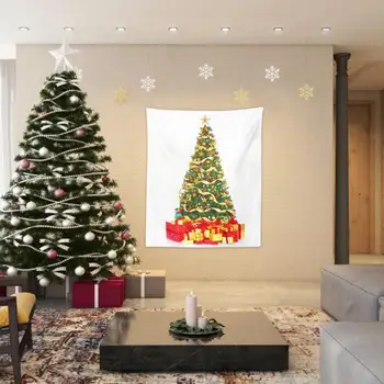 2020 Nou Pom De Crăciun Piersic Tapiserie Piele Personalizabil Tesatura De Perete Murală Decor De Crăciun Agățat Pătură Pânză