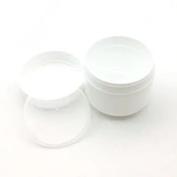 5Pcs 50g/50ml Gol Cosmetice Recipiente de Plastic Machiaj Borcan Oală Reîncărcabile Eșantion Sticle de Călătorie Crema de Fata Lotiune Alb