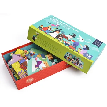 Mideer Puzzle Jucarii Educative Puzzle de Hârtie pentru Copii Mari de Puzzle, Jocuri de Desene animate pentru Copii Copii Cadou Cutie de Puzzle 3-6Y