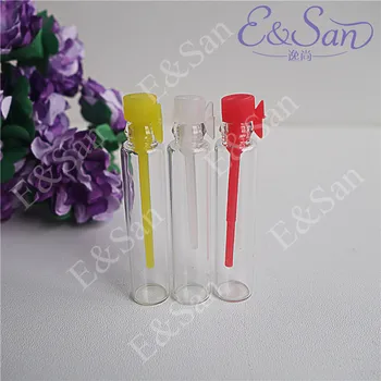 Fierbinte 1 ML de parfum sub-eșantion eșantion de probă tub de sticlă cu un test stick tămâie stick tămâie miros sticla LG101-1ML 1000pcs/lot