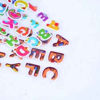 10 Foi de Desene animate 3d Copilul Autocolante Scrisoare Alfabet Bubble Autocolant pentru Copii copii Copii Cadouri Clasice de Papetărie