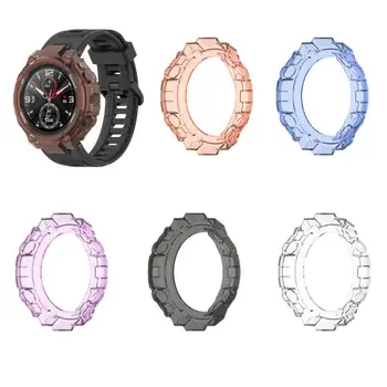 Noul Moale TPU Smartwatch Caz de Protecție Shell Pentru Huami A1918 Anti-Toamna cu Maneci Capac Pentru Amazfit T-Rex Smartwatch Accesorii