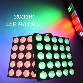 LED 25x30W RGBW Blinder Matrice DMX512 Etapă Efect de Iluminare Bună Pentru DJ Petrecere Disco ring de Dans Cluburi Si Decoratiuni de Nunta