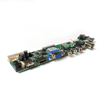 1CCFL 1280*800 USB VGA AV cu mașina de bord kit DVB-T digitale se Potrivesc LP154WX4 (TL)(A3)/(TL)(B2)/(TL)(C1)/(TL)(D2) matricea 30 Pin LVDS