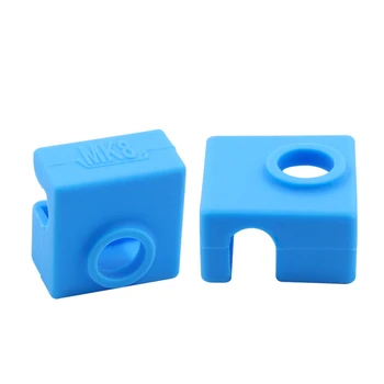 1 buc Imprimanta 3D Mk8 Silicon de Protecție Ciorap Caz Acoperire pentru Încălzire Bloc Mk7/Mk8 Silicon Fierbinte End Ciorap Imprimantă 3D Piese