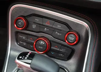 Masina Moudlings pentru Dodge Challenger-2020 AC Audio Comutator On/off buton Buton Decor Acoperi Aliaj Auto Accesorii de Interior
