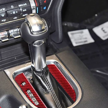 Fibra de Carbon de Transmisie Acoperire Cadru, Mașină de Schimbare Panou Interior Autocolant, cutie de Viteze Benzi Tapiterie,pentru Ford Mustang-2019